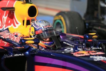 World © Octane Photographic Ltd. Sunday 24th August 2014, Belgian GP, Spa-Francorchamps. - Formula 1 Parc Ferme. Infiniti Red Bull Racing RB10 – Daniel Ricciardo. Digital Ref: 1091LB1D2194