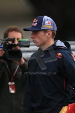 World © Octane Photographic Ltd. Saturday 23rd August 2014, Belgian GP, Spa-Francorchamps. - Formula 1 Paddock. Red Bull Young Driver - Max Verstappen. Digital Ref: