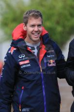 World © Octane Photographic Ltd. Saturday 23rd August 2014, Belgian GP, Spa-Francorchamps. Formula 1 Paddock. Infiniti Red Bull Racing - Sebastian Vettel. Digital Ref: