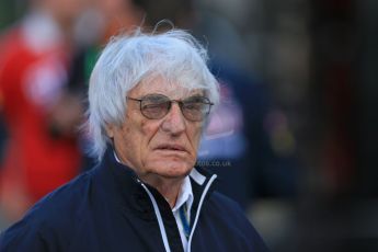 World © Octane Photographic Ltd. Sunday 24th August 2014, Belgian GP, Spa-Francorchamps. Formula 1 Paddock. Bernie Ecclestone. Digital Ref: 1088LB1D1362