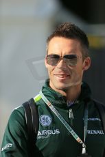 World © Octane Photographic Ltd. Sunday 24th August 2014, Belgian GP, Spa-Francorchamps. - Formula 1 Paddock. Caterham F1 Team – Andre Lotterer. Digital Ref: 1088LB1D1420