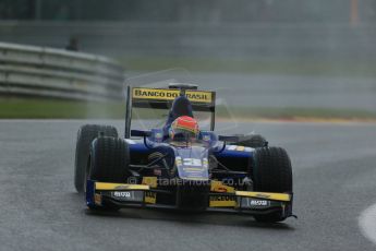 World © Octane Photographic Ltd. Friday Saturday 23rd August 2014. GP2 Race 1 – Belgian GP, Spa-Francorchamps. Felipe Nasr - Carlin. Digital Ref : 1086LB1D0392