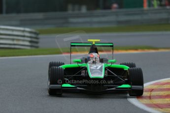 World © Octane Photographic Ltd. Saturday 23rd August 2014. GP3 Race 1 Session, Belgian GP, Spa-Francorchamps. Richie Stanaway - Status Grand Prix. Digital Ref : 1081LB1D1007