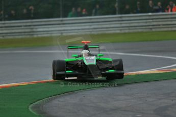 World © Octane Photographic Ltd. Saturday 23rd August 2014. GP3 Race 1 Session, Belgian GP, Spa-Francorchamps. Alfonso Celis jr - Status Grand Prix. Digital Ref : 1081LB1D1329