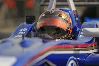 World © Octane Photographic Ltd. Cooper Tyres British Formula 3 (F3). Rockingham - Qualifying, Sunday 4th May 2014. Dallara F310 Volkswagen - Peter Li Zhi Cong - Carlin. Digital Ref : 0920lb1d1482