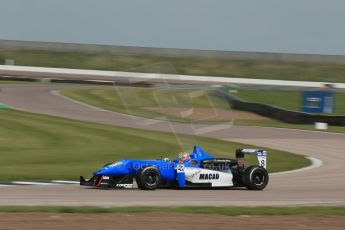 World © Octane Photographic Ltd. Cooper Tyres British Formula 3 (F3). Rockingham - Qualifying, Sunday 4th May 2014. Dallara F312 Mercedes HWA – Andy Chang - Double R Racing. Digital Ref : 0920lb1d1565