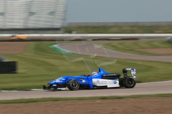 World © Octane Photographic Ltd. Cooper Tyres British Formula 3 (F3). Rockingham - Qualifying, Sunday 4th May 2014. Dallara F308 Mercedes HWA – Camren Kaminsky - Double R Racing. Digital Ref :