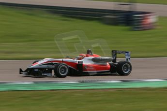 World © Octane Photographic Ltd. Cooper Tyres British Formula 3 (F3). Rockingham - Qualifying, Sunday 4th May 2014. Dallara F312 Mercedes HWA - Hong Wei "Martin" Cao - Fortec Motorsports. Digital Ref : 0920lb1d1608