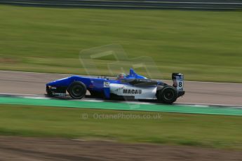 World © Octane Photographic Ltd. Cooper Tyres British Formula 3 (F3). Rockingham - Qualifying, Sunday 4th May 2014. Dallara F312 Mercedes HWA – Andy Chang - Double R Racing. Digital Ref : 0920lb1d1618