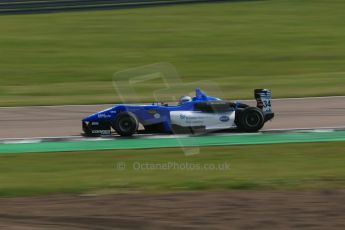 World © Octane Photographic Ltd. Cooper Tyres British Formula 3 (F3). Rockingham - Qualifying, Sunday 4th May 2014. Dallara F308 Mercedes HWA – Camren Kaminsky - Double R Racing. Digital Ref : 0920lb1d1625