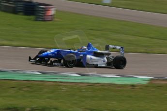 World © Octane Photographic Ltd. Cooper Tyres British Formula 3 (F3). Rockingham - Qualifying, Sunday 4th May 2014. Dallara F308 Mercedes HWA – Camren Kaminsky - Double R Racing. Digital Ref : 0920lb1d1640