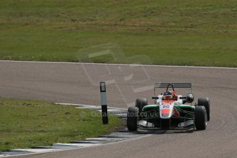 World © Octane Photographic Ltd. Cooper Tyres British Formula 3 (F3). Rockingham - Qualifying, Sunday 4th May 2014. Dallara F312 Mercedes HWA – Sam Macleod - Fortec Motorsports. Digital Ref : 0920lb1d1678