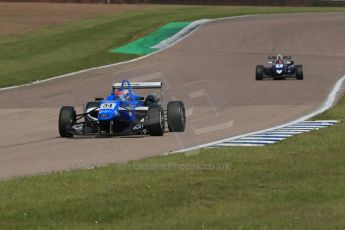 World © Octane Photographic Ltd. Cooper Tyres British Formula 3 (F3). Rockingham - Qualifying, Sunday 4th May 2014. Dallara F308 Mercedes HWA – Camren Kaminsky - Double R Racing. Digital Ref : 0920lb1d1700