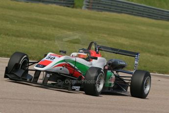 World © Octane Photographic Ltd. Cooper Tyres British Formula 3 (F3). Rockingham - Qualifying, Sunday 4th May 2014. Dallara F312 Mercedes HWA – Sam Macleod - Fortec Motorsports. Digital Ref : 0920lb1d1715