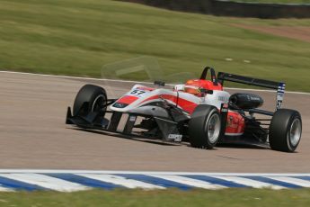 World © Octane Photographic Ltd. Cooper Tyres British Formula 3 (F3). Rockingham - Qualifying, Sunday 4th May 2014. Dallara F312 Mercedes HWA - Hong Wei "Martin" Cao - Fortec Motorsports. Digital Ref : 0920lb1d1764
