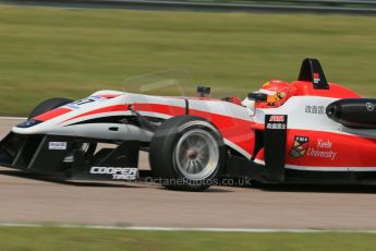 World © Octane Photographic Ltd. Cooper Tyres British Formula 3 (F3). Rockingham - Qualifying, Sunday 4th May 2014. Dallara F312 Mercedes HWA - Hong Wei "Martin" Cao - Fortec Motorsports. Digital Ref : 0920lb1d1851