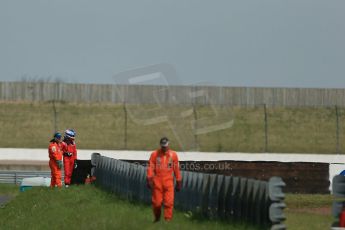 World © Octane Photographic Ltd. Cooper Tyres British Formula 3 (F3). Rockingham - Qualifying, Sunday 4th May 2014. Dallara F308 Mercedes HWA – Camren Kaminsky - Double R Racing. Digital Ref : 0920lb1d1871