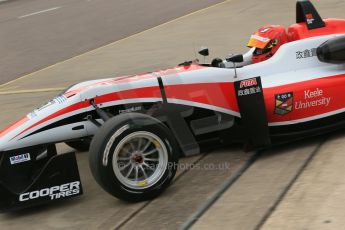 World © Octane Photographic Ltd. Cooper Tyres British Formula 3 (F3). Rockingham - Race, Sunday 4th May 2014. Dallara F312 Mercedes HWA - Hong Wei “Martin” Cao – Fortec Motorsports. Digital Ref : 0921lb1d2004