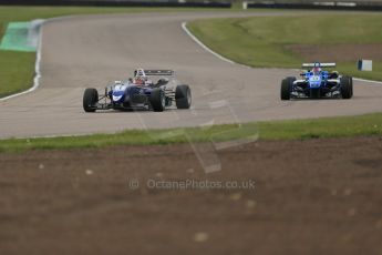 World © Octane Photographic Ltd. Cooper Tyres British Formula 3 (F3). Rockingham - Race, Sunday 4th May 2014. Dallara F310 Volkswagen - Peter Li Zhi Cong - Carlin. Digital Ref : 0921lb1d2104