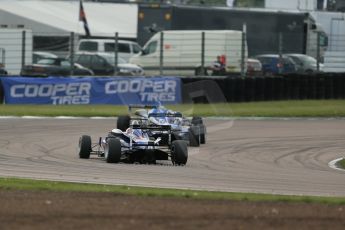 World © Octane Photographic Ltd. Cooper Tyres British Formula 3 (F3). Rockingham - Race, Sunday 4th May 2014. Dallara F310 Volkswagen - Peter Li Zhi Cong - Carlin. Digital Ref : 0921lb1d2106