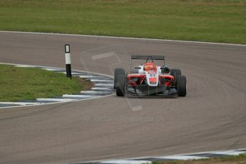 World © Octane Photographic Ltd. Cooper Tyres British Formula 3 (F3). Rockingham - Race, Sunday 4th May 2014. Dallara F312 Mercedes HWA - Hong Wei “Martin” Cao – Fortec Motorsports. Digital Ref : 0921lb1d2122