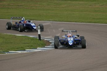 World © Octane Photographic Ltd. Cooper Tyres British Formula 3 (F3). Rockingham - Race, Sunday 4th May 2014. Dallara F310 Volkswagen – Alice Powell – Carlin. Digital Ref : 0921lb1d2133