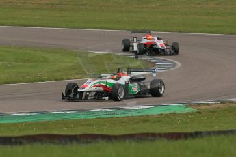 World © Octane Photographic Ltd. Cooper Tyres British Formula 3 (F3). Rockingham - Race, Sunday 4th May 2014. Dallara F312 Mercedes HWA – Sam MacLeod – Fortec Motorsports. Digital Ref : 0921lb1d2162