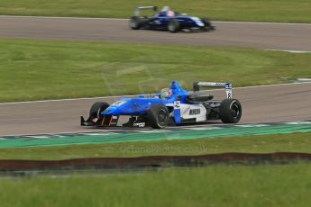 World © Octane Photographic Ltd. Cooper Tyres British Formula 3 (F3). Rockingham - Race, Sunday 4th May 2014.  Dallara F312 Mercedes HWA – Andy Chang – Double R Racing. Digital Ref : 0921lb1d2171