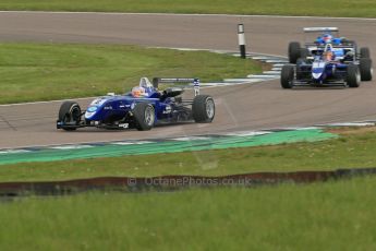 World © Octane Photographic Ltd. Cooper Tyres British Formula 3 (F3). Rockingham - Race, Sunday 4th May 2014. Dallara F310 Volkswagen – Alice Powell – Carlin. Digital Ref : 0921lb1d2175