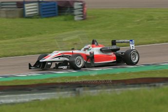 World © Octane Photographic Ltd. Cooper Tyres British Formula 3 (F3). Rockingham - Race, Sunday 4th May 2014. Dallara F312 Mercedes HWA – Matt Rao – Fortec Motorsports. Digital Ref : 0921lb1d2186