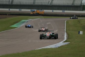 World © Octane Photographic Ltd. Cooper Tyres British Formula 3 (F3). Rockingham - Race, Sunday 4th May 2014. Dallara F312 Mercedes HWA – Sam MacLeod – Fortec Motorsports. Digital Ref : 0921lb1d2193