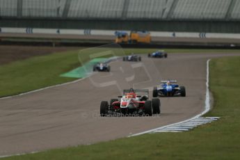 World © Octane Photographic Ltd. Cooper Tyres British Formula 3 (F3). Rockingham - Race, Sunday 4th May 2014. Dallara F312 Mercedes HWA - Hong Wei “Martin” Cao – Fortec Motorsports. Digital Ref : 0921lb1d2200