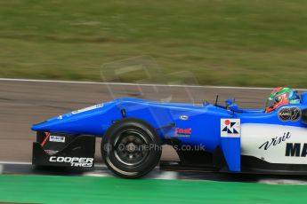 World © Octane Photographic Ltd. Cooper Tyres British Formula 3 (F3). Rockingham - Race, Sunday 4th May 2014.  Dallara F312 Mercedes HWA – Andy Chang – Double R Racing. Digital Ref : 0921lb1d2387