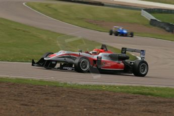 World © Octane Photographic Ltd. Cooper Tyres British Formula 3 (F3). Rockingham - Race, Sunday 4th May 2014. Dallara F312 Mercedes HWA - Hong Wei “Martin” Cao – Fortec Motorsports. Digital Ref : 0921lb1d2432