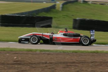 World © Octane Photographic Ltd. Cooper Tyres British Formula 3 (F3). Rockingham - Race, Sunday 4th May 2014. Dallara F312 Mercedes HWA - Hong Wei “Martin” Cao – Fortec Motorsports. Digital Ref : 0921lb1d2439