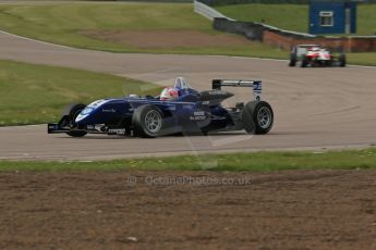 World © Octane Photographic Ltd. Cooper Tyres British Formula 3 (F3). Rockingham - Race, Sunday 4th May 2014. Dallara F310 Volkswagen – Alice Powell – Carlin. Digital Ref : 0921lb1d2453