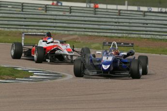 World © Octane Photographic Ltd. Cooper Tyres British Formula 3 (F3). Rockingham - Race, Sunday 4th May 2014. Dallara F310 Volkswagen - Peter Li Zhi Cong. Digital Ref : 0921lb1d2502
