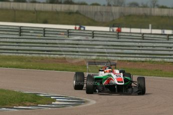 World © Octane Photographic Ltd. Cooper Tyres British Formula 3 (F3). Rockingham - Race, Sunday 4th May 2014. Dallara F312 Mercedes HWA – Sam MacLeod – Fortec Motorsports. Digital Ref : 0921lb1d2526