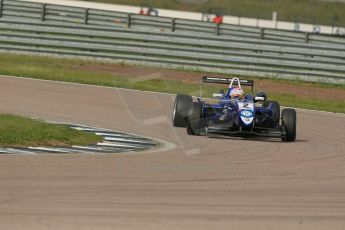 World © Octane Photographic Ltd. Cooper Tyres British Formula 3 (F3). Rockingham - Race, Sunday 4th May 2014. Dallara F310 Volkswagen – Alice Powell – Carlin. Digital Ref : 0921lb1d2548