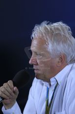 World © Octane Photographic Ltd. Thursday 3rd July 2014. FIA F1 Press Conference with Race Director Charlie Whiting. Digital Ref: 1007LB1D6769