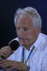 World © Octane Photographic Ltd. Thursday 3rd July 2014. FIA F1 Press Conference with Race Director Charlie Whiting. Digital Ref: 1007LB1D6785