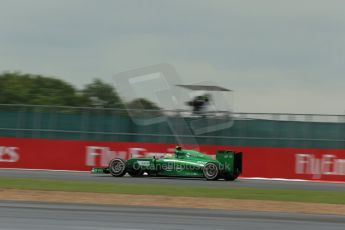 World © Octane Photographic Ltd. Saturday 5th July 2014. British GP, Silverstone, UK. - Formula 1 Qualifying. Caterham F1 Team CT05 – Marcus Ericsson. Digital Ref: 1020LB1D0002