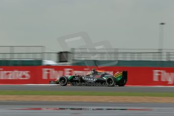 World © Octane Photographic Ltd. Saturday 5th July 2014. British GP, Silverstone, UK. - Formula 1 Qualifying. Sahara Force India VJM07 – Sergio Perez. Digital Ref: 1020LB1D0017