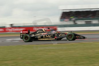 World © Octane Photographic Ltd. Saturday 5th July 2014. British GP, Silverstone, UK. - Formula 1 Qualifying. Lotus F1 Team E22 - Romain Grosjean. Digital Ref: 1020LB1D3160