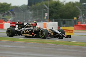 World © Octane Photographic Ltd. Saturday 5th July 2014. British GP, Silverstone, UK. - Formula 1 Qualifying. Lotus F1 Team E22 – Pastor Maldonado. Digital Ref: 1020LB1D9517