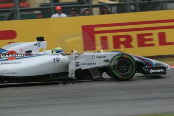World © Octane Photographic Ltd. Saturday 5th July 2014. British GP, Silverstone, UK. - Formula 1 Qualifying. Williams Martini Racing FW36 – Felipe Massa. Digital Ref: 1020LB1D9593