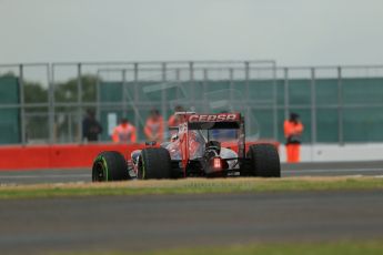 World © Octane Photographic Ltd. Saturday 5th July 2014. British GP, Silverstone, UK. - Formula 1 Qualifying. Scuderia Toro Rosso STR 9 – Daniil Kvyat. Digital Ref: 1020LB1D9603