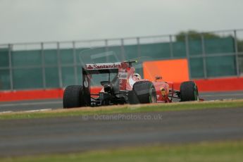 World © Octane Photographic Ltd. Saturday 5th July 2014. British GP, Silverstone, UK. - Formula 1 Qualifying. Scuderia Ferrari F14T – Kimi Raikkonen. Digital Ref: 1020LB1D9609