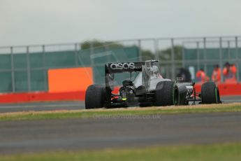 World © Octane Photographic Ltd. Saturday 5th July 2014. British GP, Silverstone, UK. - Formula 1 Qualifying. McLaren Mercedes MP4/29 - Jenson Button. Digital Ref: 1020LB1D9622