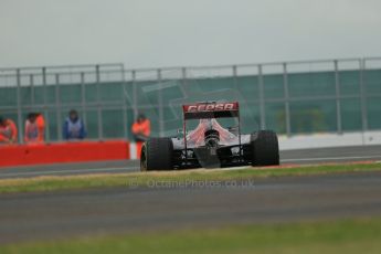 World © Octane Photographic Ltd. Saturday 5th July 2014. British GP, Silverstone, UK. - Formula 1 Qualifying. Scuderia Toro Rosso STR9 - Jean-Eric Vergne. Digital Ref: 1020LB1D9630